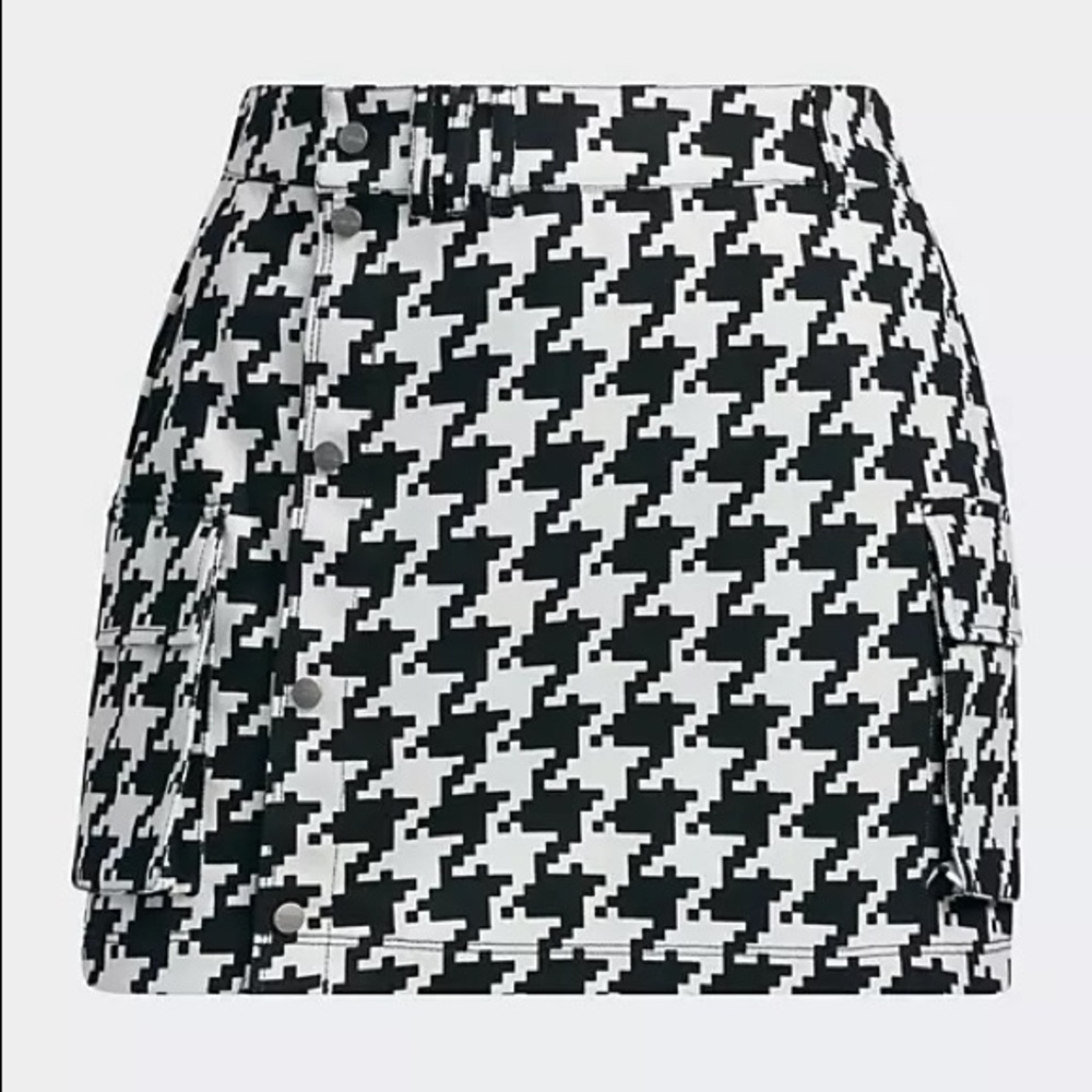 Adidas x Ivy Park 3-Stripes Skirt in Houndstooth